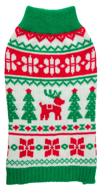 House of Paws Christmas Polo Neck Dog Jumper
