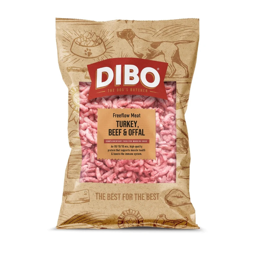 Dibo Turkey, Beef & Offal 80/10/10 1kg