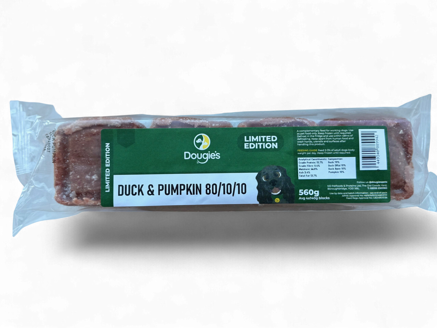 Dougie's Duck and Pumpkin 70/10/10/10 560g