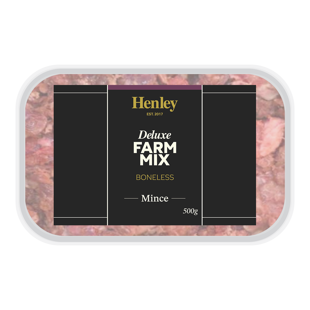 Henley Raw Deluxe Boneless Farm Mix 500g