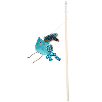 House of Paws Aztec Bird Cat Wand Toy