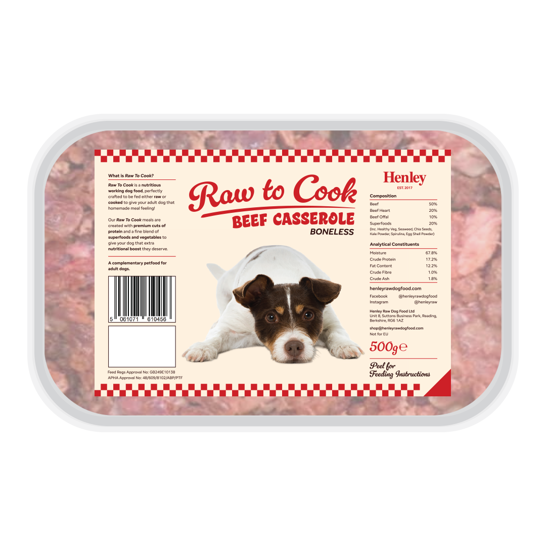 Henley Raw Beef Casserole Raw to Cook 500g