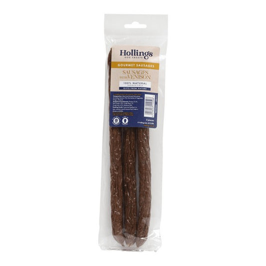 Hollings Venison Sausages x 3