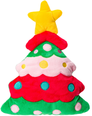 House of Paws Merry & Bright Christmas Tree Dog Toy