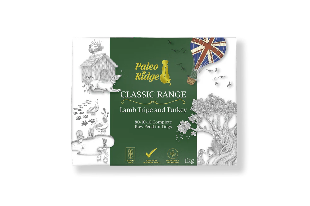 Paleo Ridge Classic Lamb Tripe and Turkey 1kg