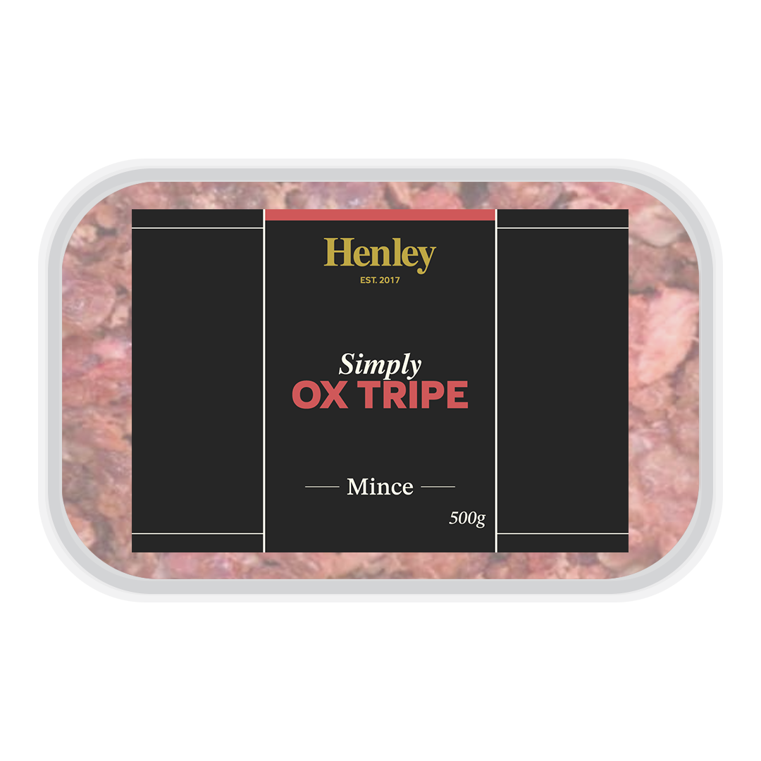 Henley Raw Simply Ox Tripe Mince 500g (No Bone)
