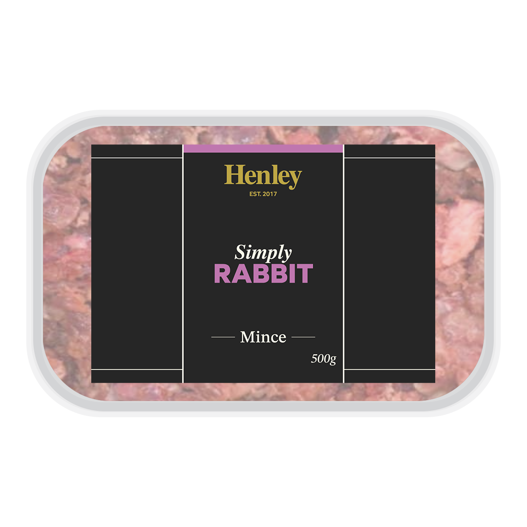 Henley Raw Simply Rabbit Mince 500g (No Offal)