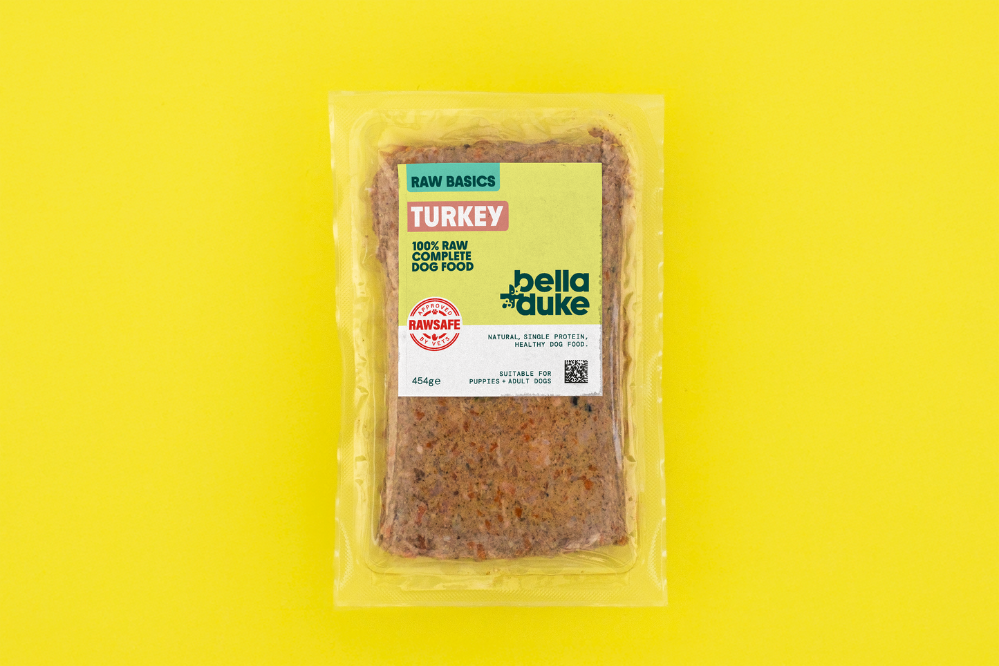 Bella + Duke Raw Basics Turkey 454g