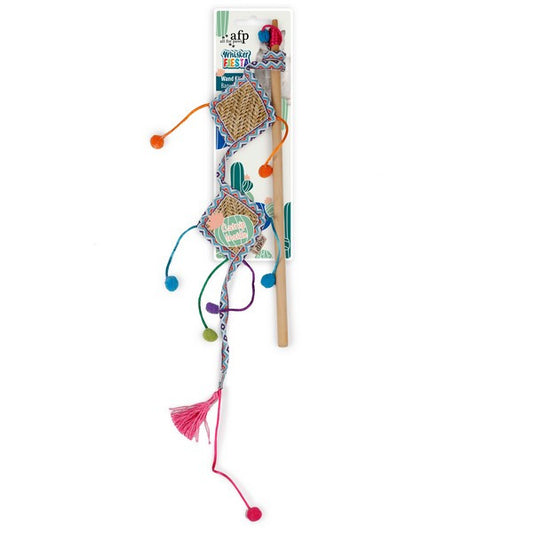 All For Paws Whisker Fiesta Wand Kite Cat Toy