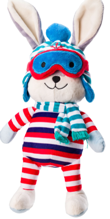 House of Paws Apres Ski Rabbit Dog Toy