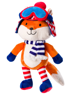 House of Paws Apres Ski Fox Dog Toy