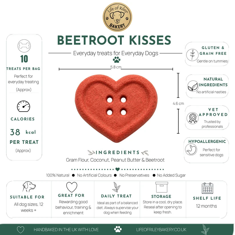 Life of Riley Beetroot Kisses/Buttons