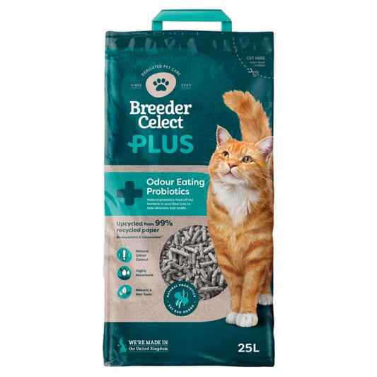 Breeder Celect PLUS Probiotic Paper Cat Litter