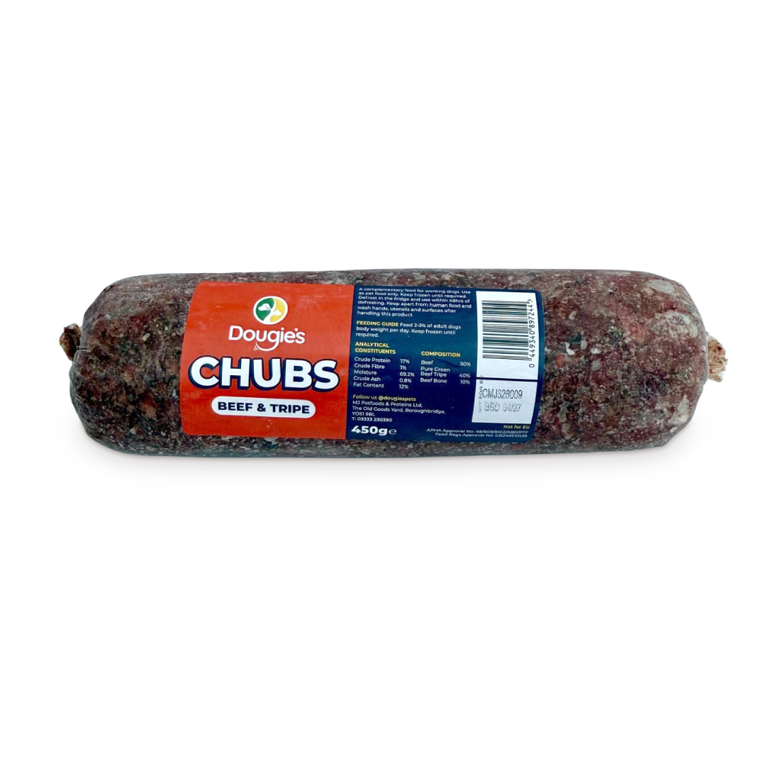 Dougie's Chubs Beef & Tripe 450g