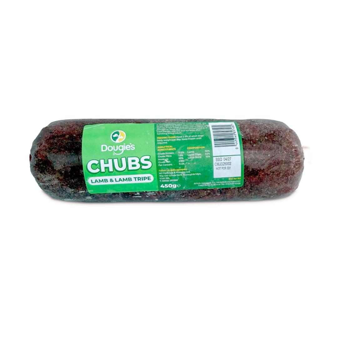 Dougie's Chubs Lamb & Lamb Tripe 450g