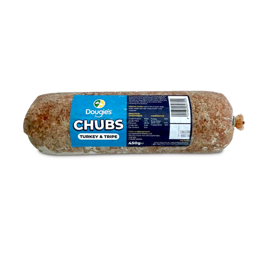 Dougie's Chubs Turkey & Tripe 450g