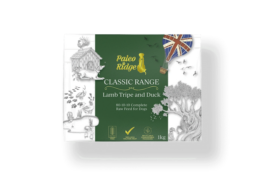 Paleo Ridge Classic Lamb Tripe and Duck 80/10/10 1kg