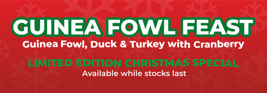 Dougie's Guinea Fowl Feast 560g  (4 x 140g Portions) Limited Edition