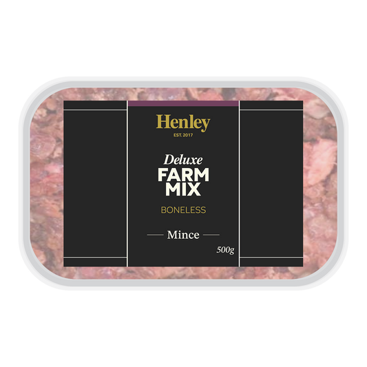 Henley Raw Deluxe Boneless Farm Mix 500g