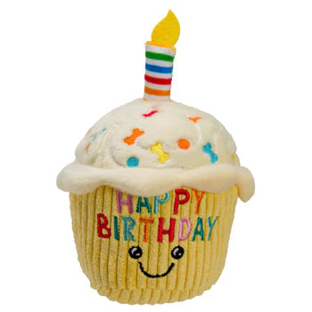 House Of Paws Cupcake Birthday Dog Toy