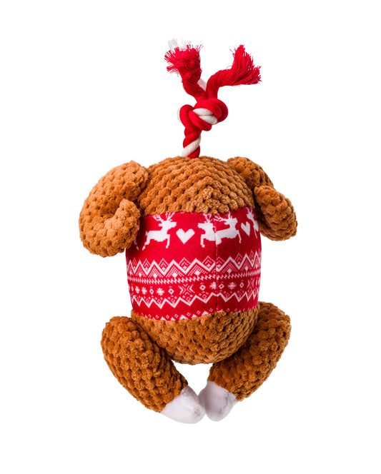 House of Paws Turkey Rope Dog Toy