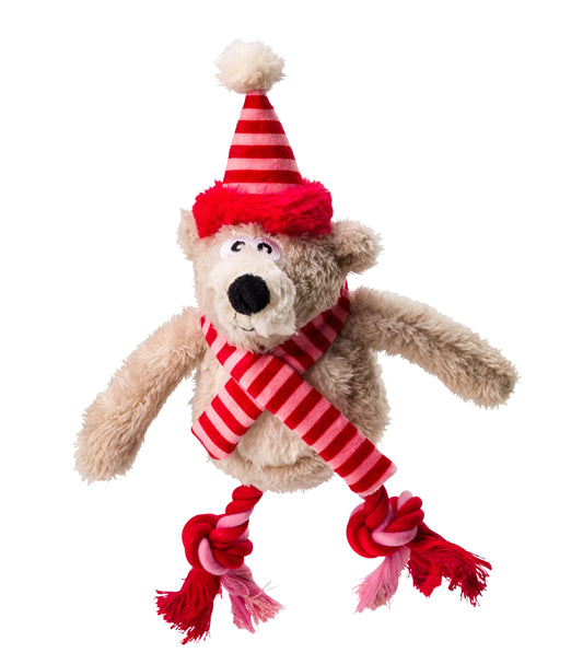 House of Paws Merry & Bright Polar Bear Toy