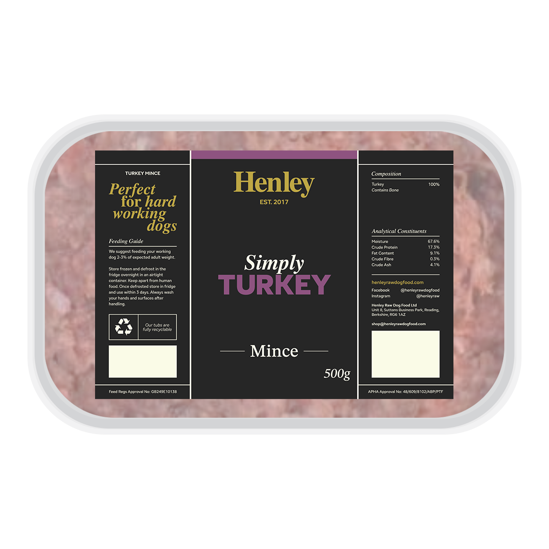 Henley Raw Simply Turkey 500g