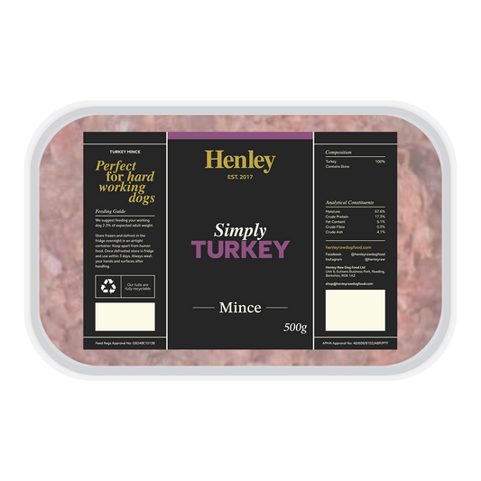 Henley Raw Simply Turkey 500g