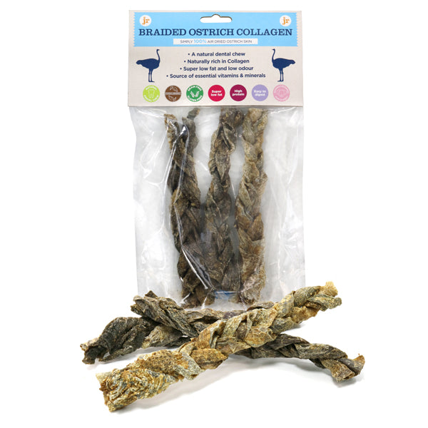Braided Ostrich Collagen Skin 3 pieces
