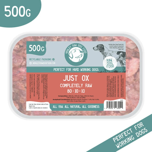 Henley Raw Just Ox 80/10/10 500g