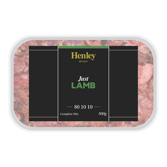 Henley Raw Just Lamb 80/10/10 500g