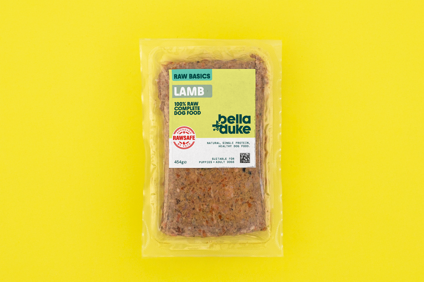 Bella + Duke Raw Basics Lamb 454g