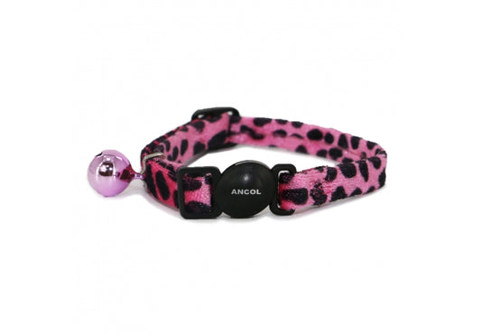 Leopard Print Safty Cat Collar