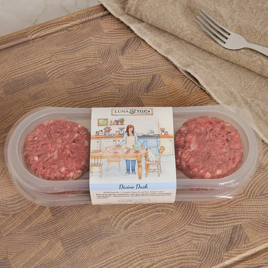 Luna & Me CAT Divine Duck Patties 600g