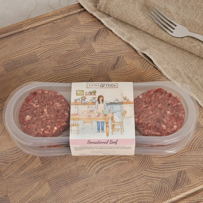Luna & Me CAT Sensational Beef Patties 600g