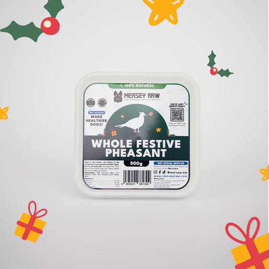 Mersey Raw Whole Festive Pheasant 500g