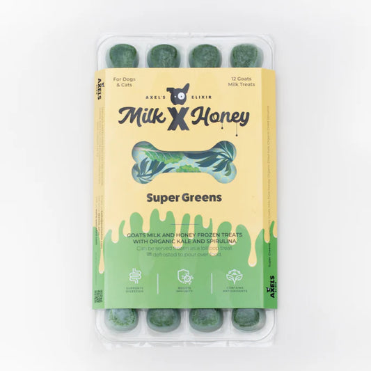 Axel's Elixir Milk and Honey with Super Greens Happy Bones