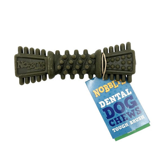 Nobblys Dental Dog Chew Tough Brush Mint 80g