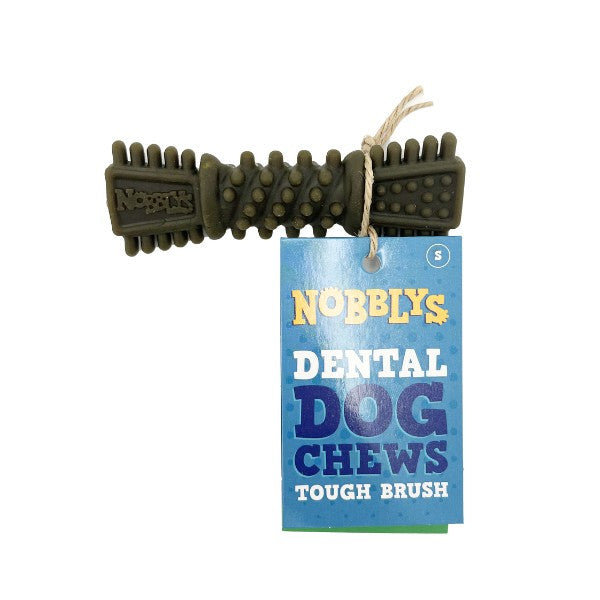 Nobblys Dental Dog Chew Tough Brush Mint 25g
