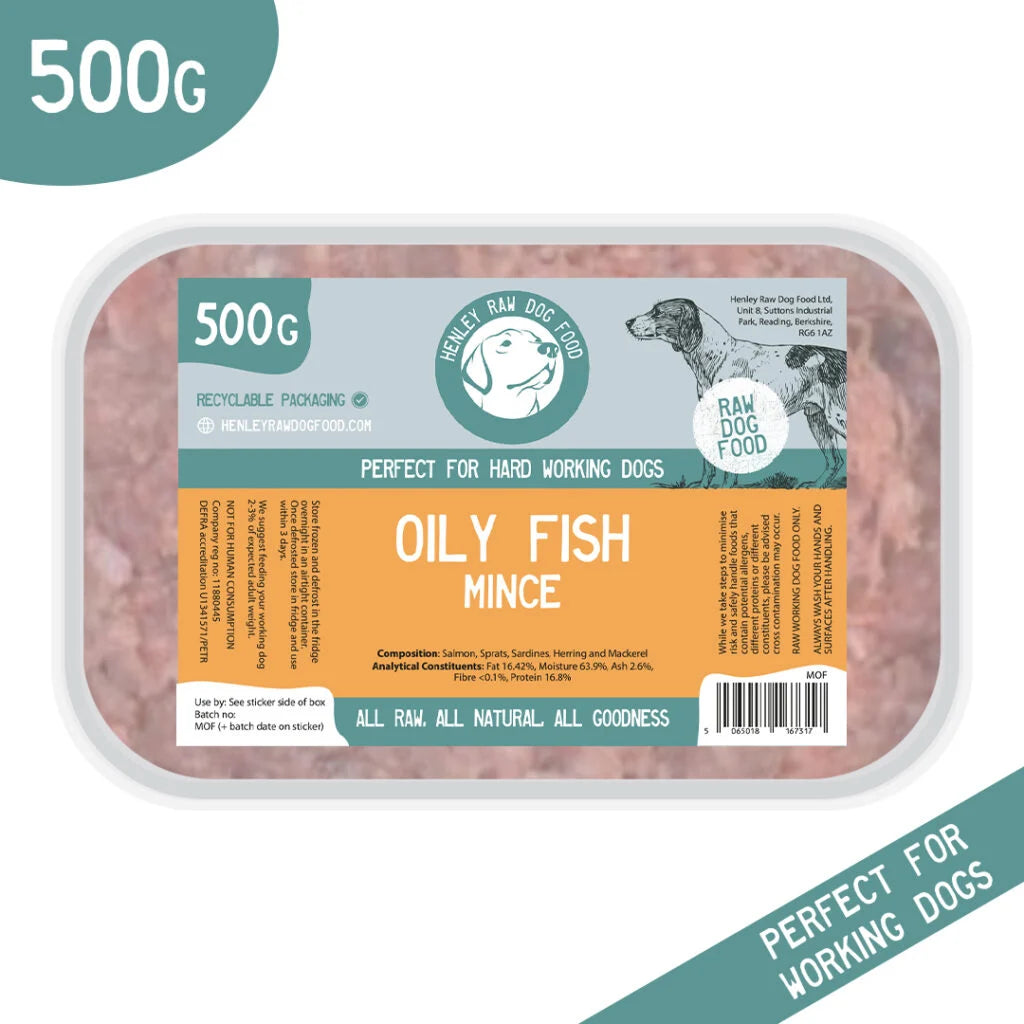 Henley Raw Oily Fish 500g