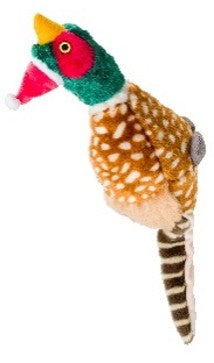 House of Paws Pheasant with Santa Hat