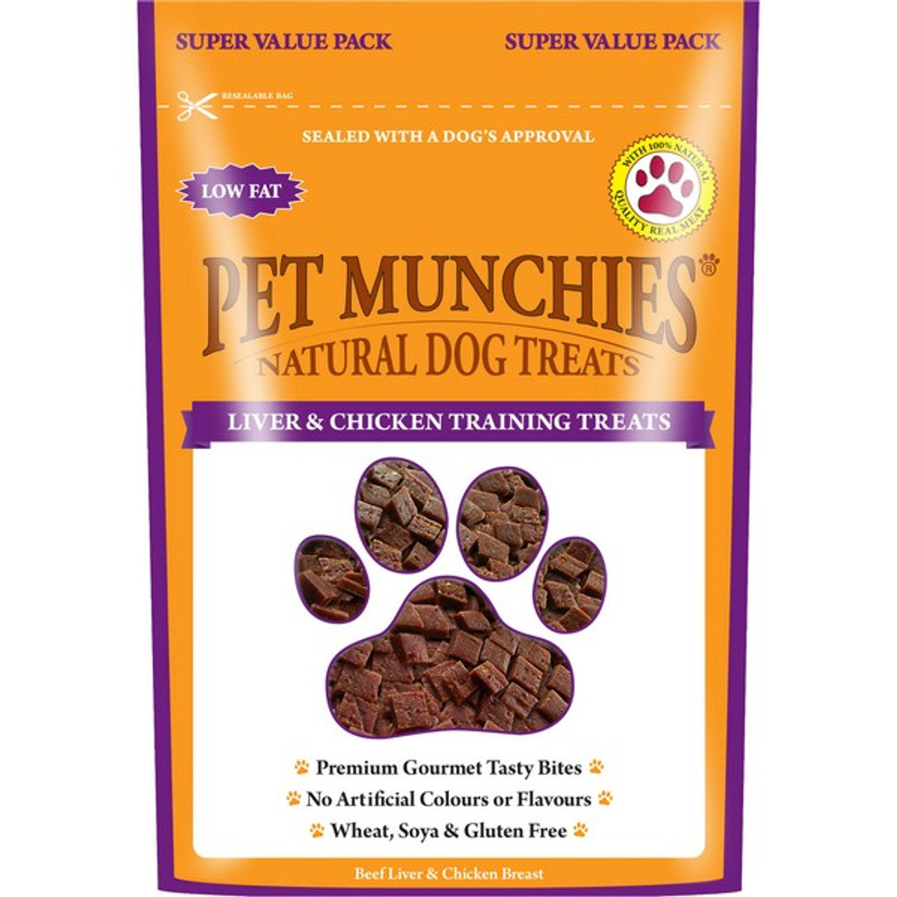 Pet Munchies Training Treats Chicken and Liver 150g
