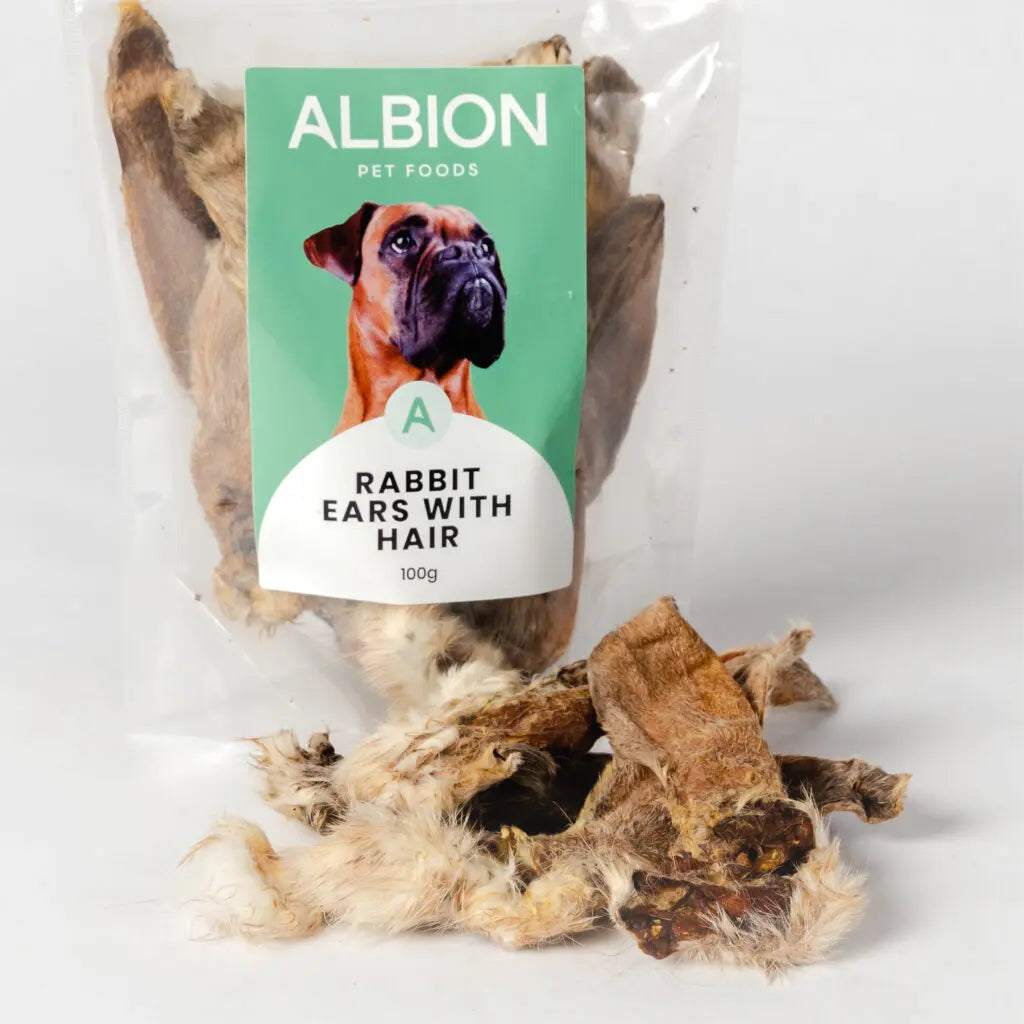 Albion Rabbit Ears with Hair – The dogs din dins