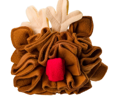 House of Paws Reindeer Snuffle Ball Dog Toy