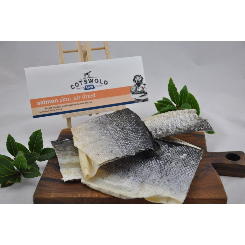 Cotswold Salmon Skins 100g