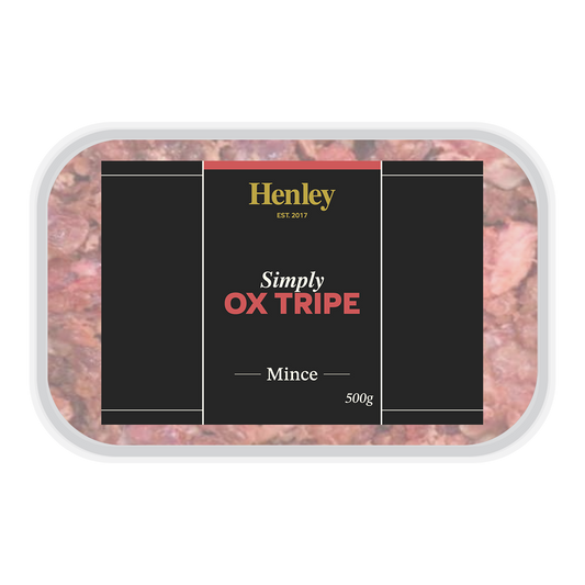 Henley Raw Simply Ox Tripe Mince 500g (No Bone)
