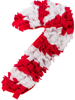 House of Paws Snuffle Candy Cane Dog Toy