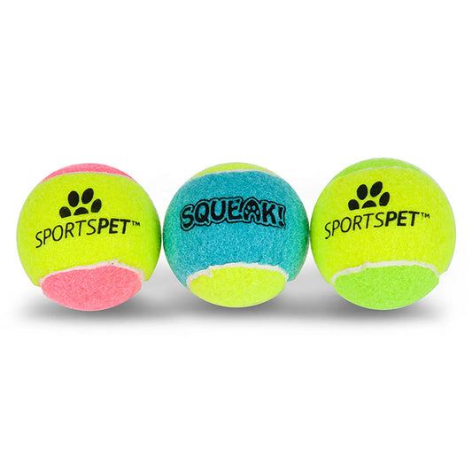 Sportspet Single Squeak Tennis Balls