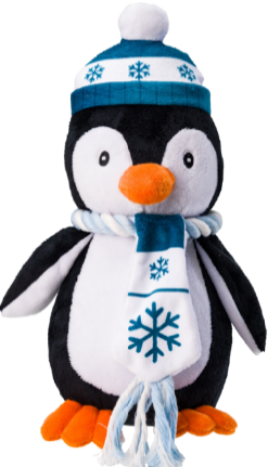 House of Paws Winter Penguin Dog Toy