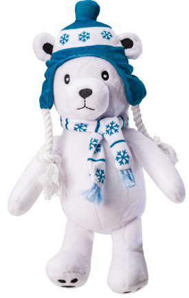 House of Paws Winter Polar Dog Toy